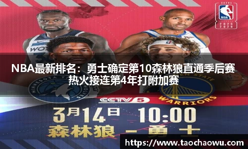 NBA最新排名：勇士确定第10森林狼直通季后赛 热火接连第4年打附加赛